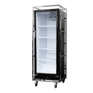 Koelkast met glazen deur